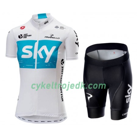 Cykeltøj + Cykelshorts Dame 2018 Team Sky N001